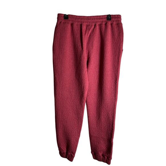 LAHGO by LUNYA NEW $396 Restore Double Face Sweatshirt & Jogger Red Heather Sz M - Picture 4 of 11